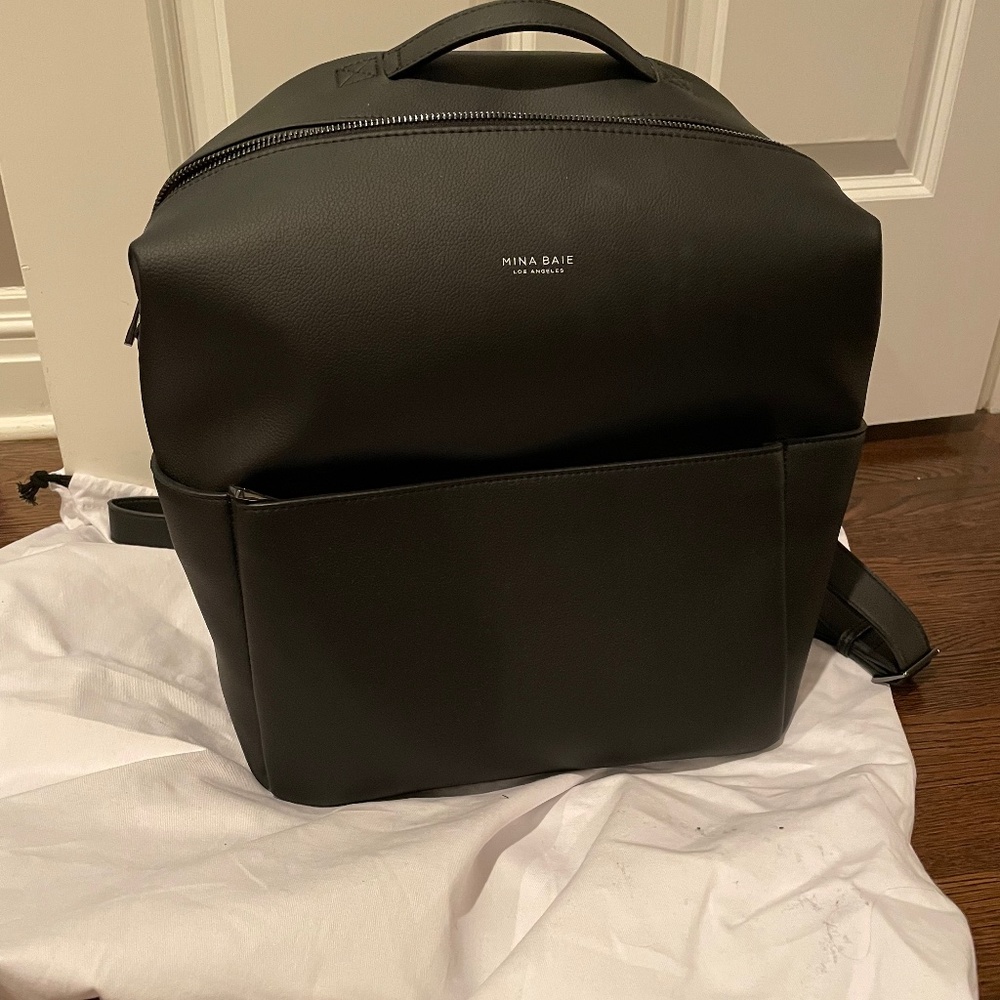 Mina Baie Stevie vegan leather backpack - only used once!